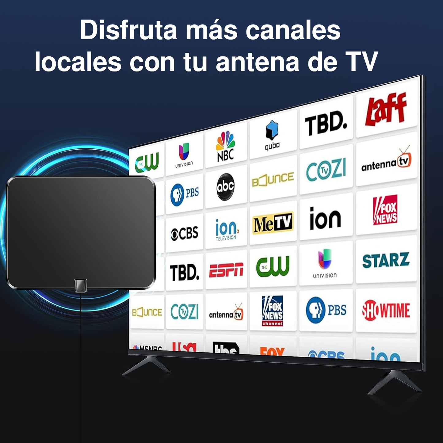 📡 Antena 4K Interior – Canales HD Sin Suscripción 🎬