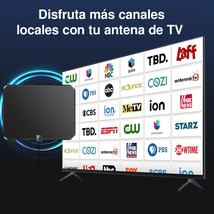 📡 Antena 4K Interior – Canales HD Sin Suscripción 🎬