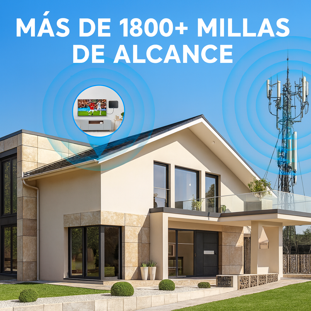 📡 Antena 4K Interior – Canales HD Sin Suscripción 🎬